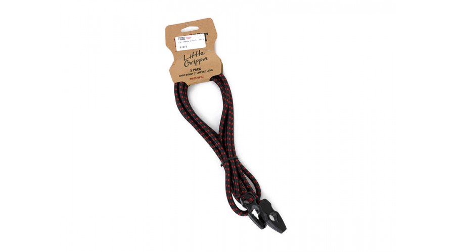 Tie Down Locking Braid Cord 2 pack PROUT 100cm - RED hello