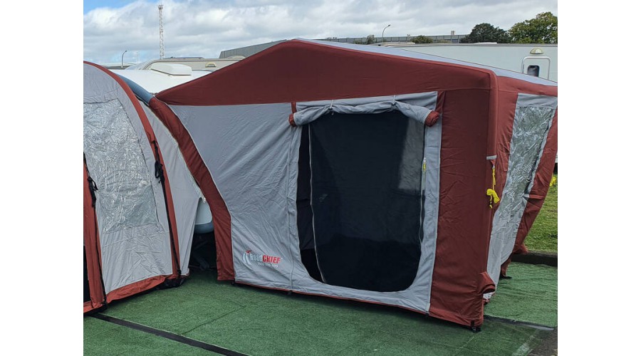 Teardrop Caravan Rear Room / Tent - Inflatable Air Frame Awning - ROADCHIEF hello