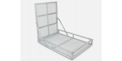 Galvanised Trailer Mower Box with Loading Ramp for Trailer Draw Bar