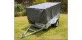 4' Caged Trailer Roof Bar - 1.3m Wide | Arched Roof Bar for Caged Trailers
