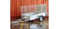Trailer 8x5 Caged Single Axle Rear Loading Ramp with 900mmH Cage