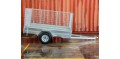 Trailer 8x5 Caged Single Axle Rear Loading Ramp with 900mmH Cage