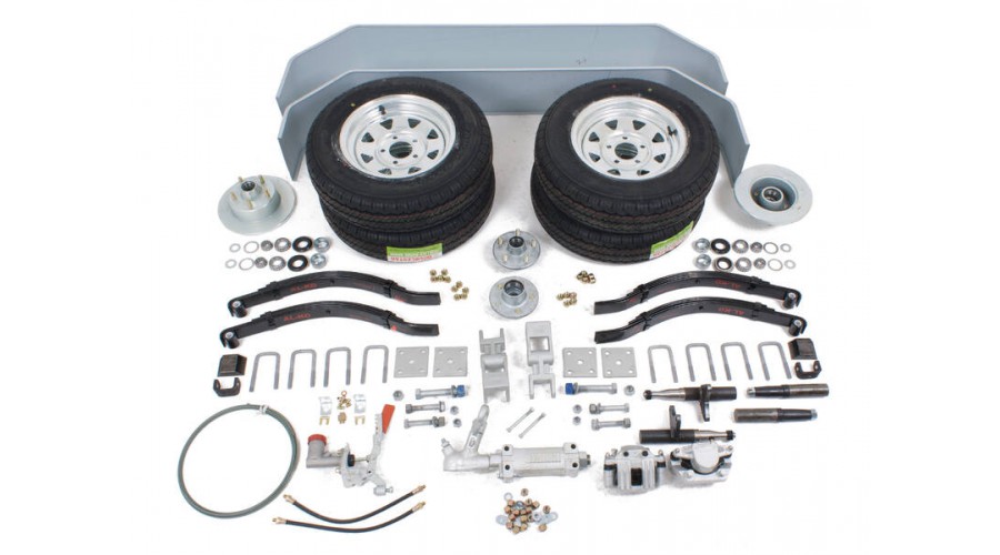 2400kg Braked Tandem Axle 4 Wheel Trailer Set | ALKO Trailers, Parts & Kitsets hello