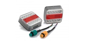 LED Rear Trailer Lights Submersible - Twin Pack