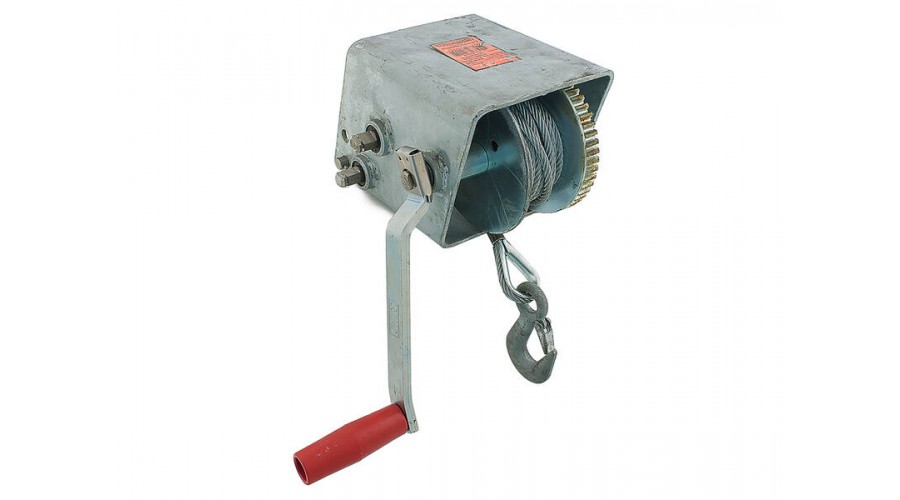 Boat Trailer Cable Winch 1200kg  7.5m 3-Speed - 15:1 5:1 1:1 hello